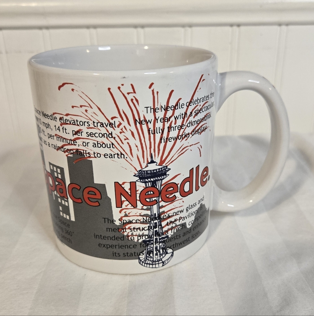 Large Seattle Space Needle Mug
